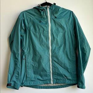 Simms Women’s Teal Lightweight Rain Jacket, Size S